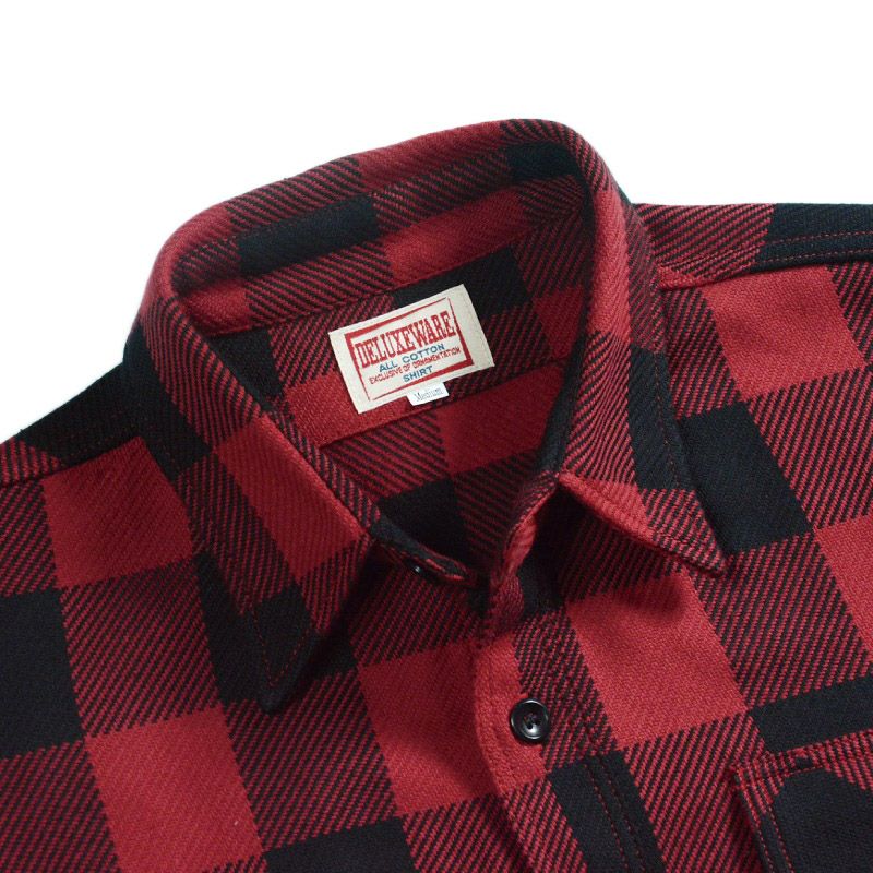 トップス DELUXEWARE \"50s BUFFALO CHECK\" DELUXEWARE（デラックスウエア） ネルシャツ 50s BUFFALO CHECK 長袖