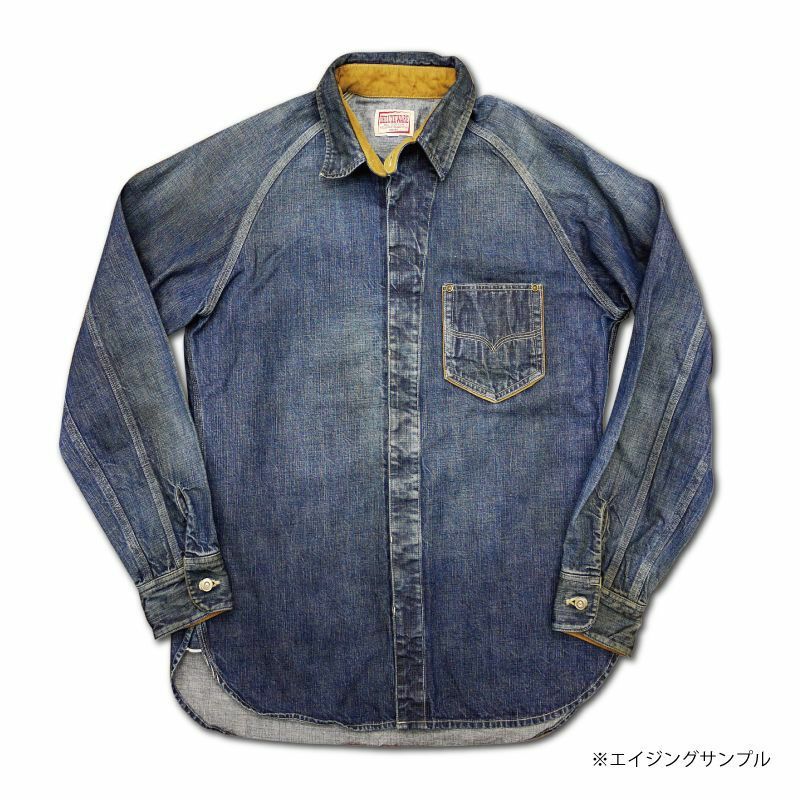 予約10定番】7640[40s DENIM SHIRT] | デラックスウエア公式オンライン