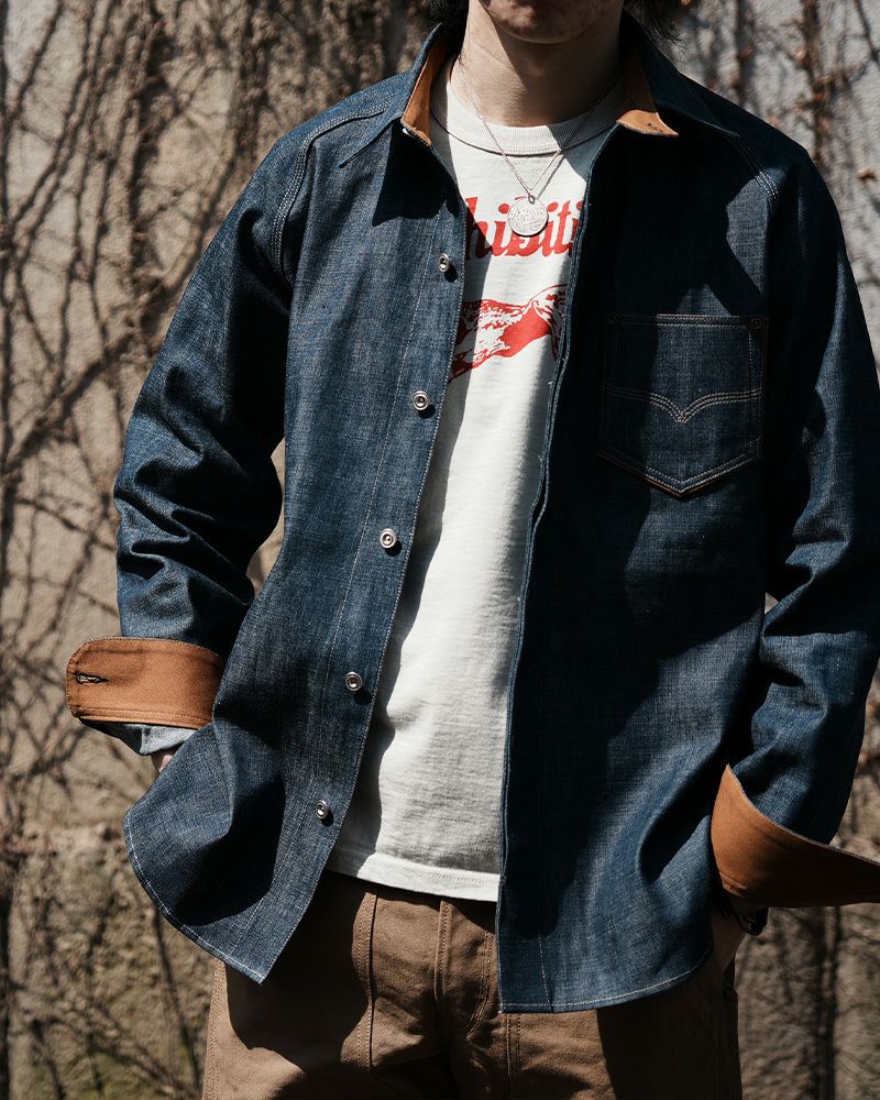 7640 [40s DENIM SHIRT] | デラックスウエア公式オンラインストア