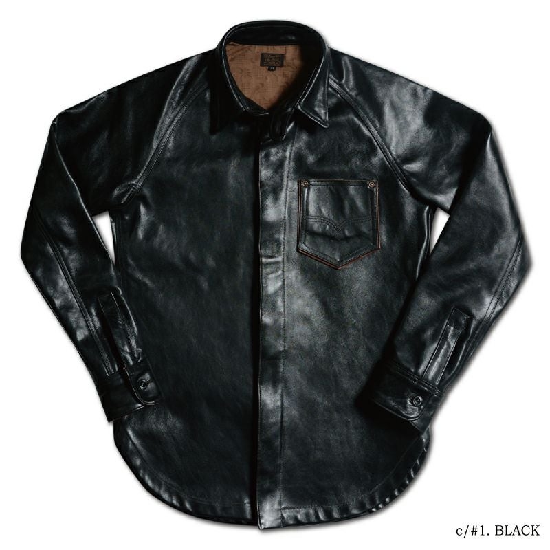7648[40s LEATHER SHIRT] | デラックスウエア公式オンラインストア