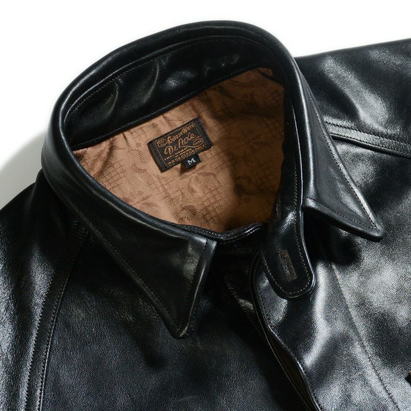 7648[40s LEATHER SHIRT] | デラックスウエア公式オンラインストア