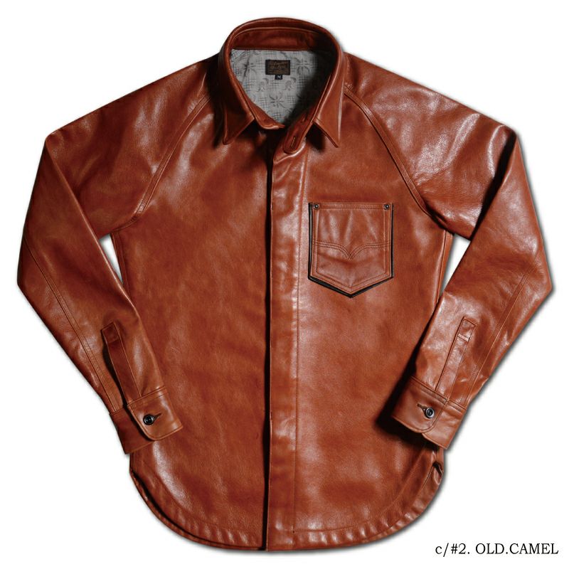 7648[40s LEATHER SHIRT] | デラックスウエア公式オンラインストア