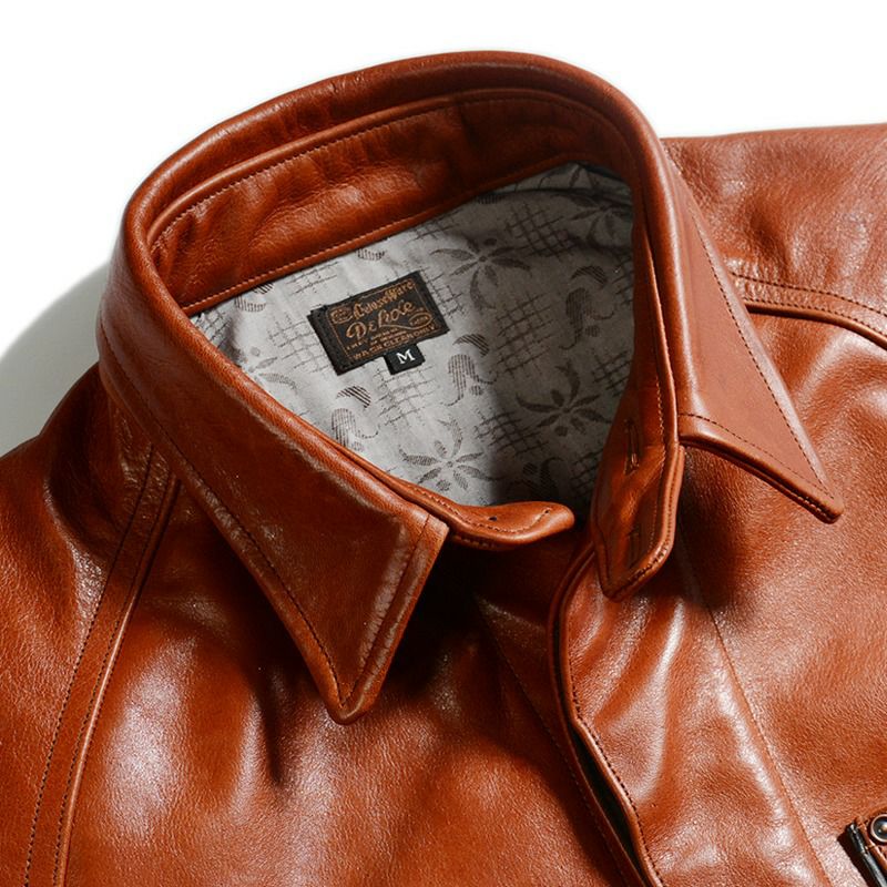 7648[40s LEATHER SHIRT] | デラックスウエア公式オンラインストア