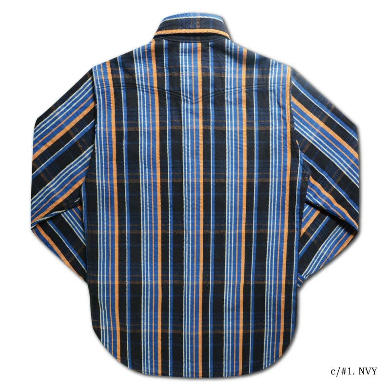 DELUXEWARE 長袖ヘビーネルシャツ“CLEVER NAVY” HV-45 HV-45 [CLEVER NAVY] | デラックスウエア公式オンラインストア