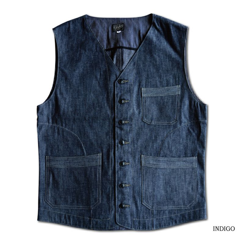 【USA製デッドストック】w90sWillis& ポプリンベスト WIST.B [10s Wolf Vest] | デラックスウエア公式オンラインストア
