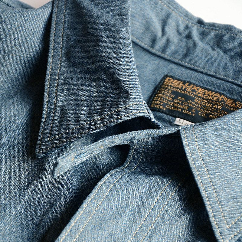 トップス DELUXEWARE 7620 BARREL CHAMBRAY 7620 [BARREL CHAMBRAY] | デラックスウエア公式オンラインストア