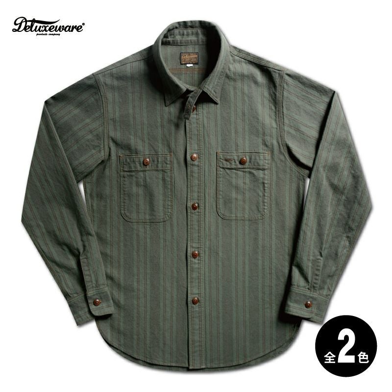 【US.Lサイズ】デラックスウエア　7620A 期中　ウォバッシュシャツUS.L 7620A[REAL VINTAGE WORK SHIRT] | デラックスウエア公式オンラインストア