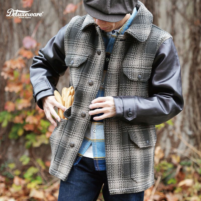 SUPER DUX ウールハンティングジャケット(2/9画像追加) D-26[HUNTING WOOL JACKET] | デラックスウエア公式オンラインストア