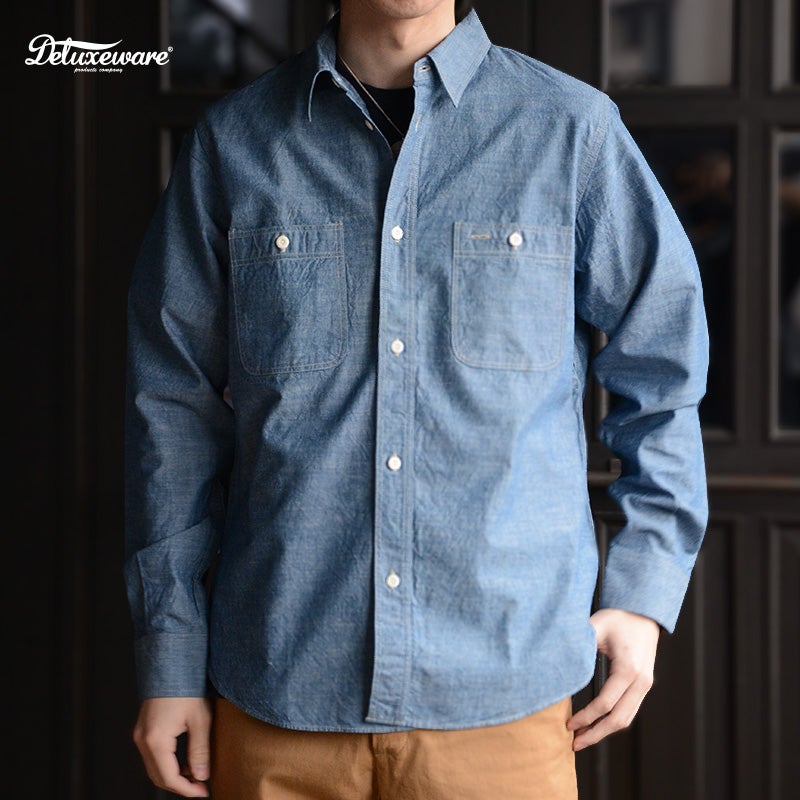 シャンブレーシャツ