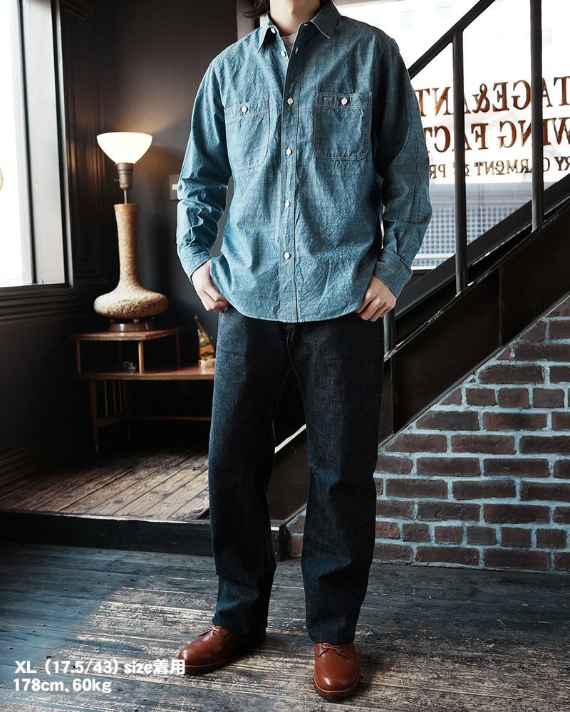 【maki】シャンブレーシャツ クールマックスシャンブレーシャツS/S (Men's) | Foxfire ブランド公式