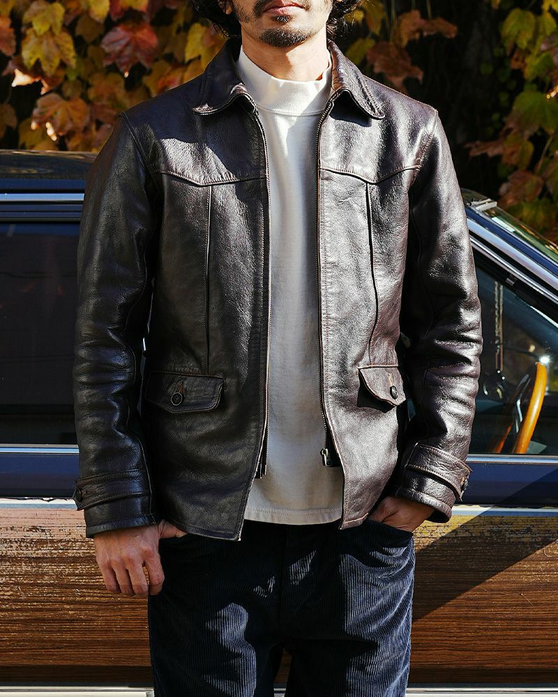00s archive leatherjaket 細身 ギミック ダークウェア 00s archive leatherjaket 細身 ギミック ダークウェア - メルカリ