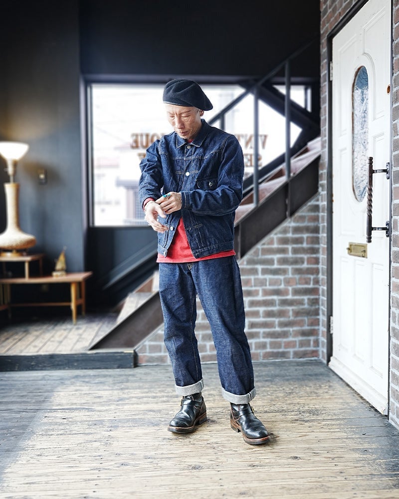 週末値下げ❕SOUVENIR スーベニア　ウェア　デニム素材　L 1953XX-SF[VINTAGE TAPERED STRAIGHT] | デラックスウエア公式