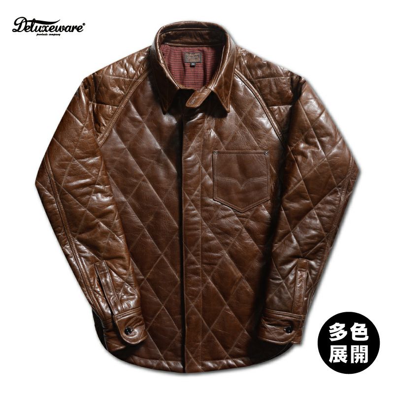 キルティングレザージャケット