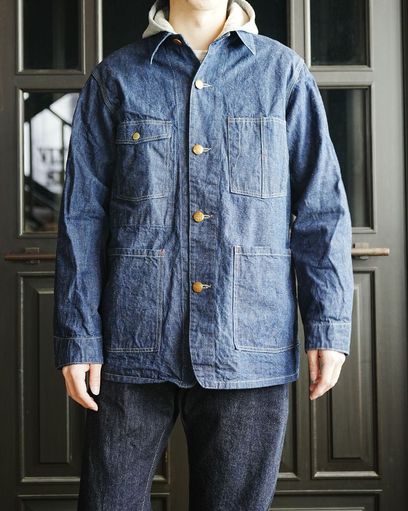 ★デラックスウエア★カバーオール★サイズ40 DELUXEWARE（デラックスウエア） ジャケット 40S DENIM COVERALL