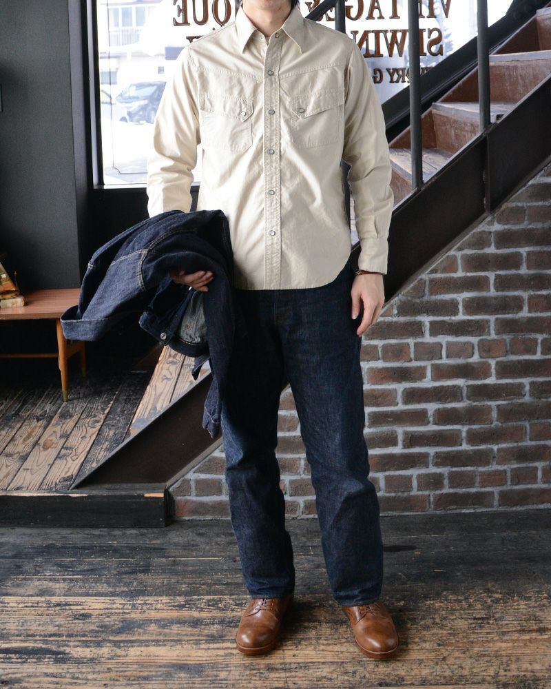 7501-EM1[NORTH EMB SHIRT] | デラックスウエア公式オンラインストア