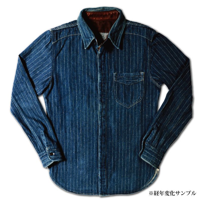 7630A[DENIM NEL SHIRT] | デラックスウエア公式オンラインストア