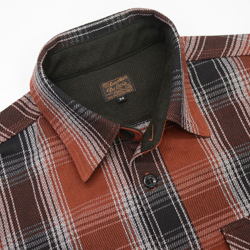 HV-59[OMBRE HEAVY NEL SHIRT] | デラックスウエア公式オンラインストア