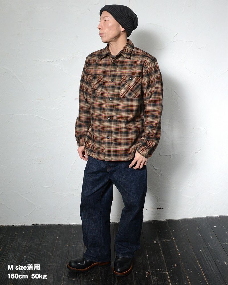 デラックスウエア HV-36 ネルシャツ 美品 Lサイズ HV-60[MULTCH CHECK NEL] | デラックスウエア公式オンラインストア