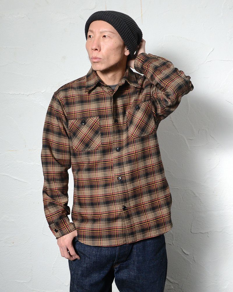 【DELUXEWARE】 HV-22 ロゼンジ XL ネルシャツ 000000001237-09.jpg?size=l&w=