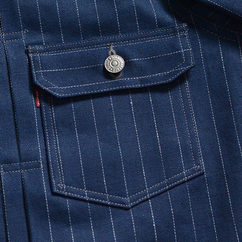DX40153[12.5oz STRIPE INDIGO] | デラックスウエア公式オンラインストア