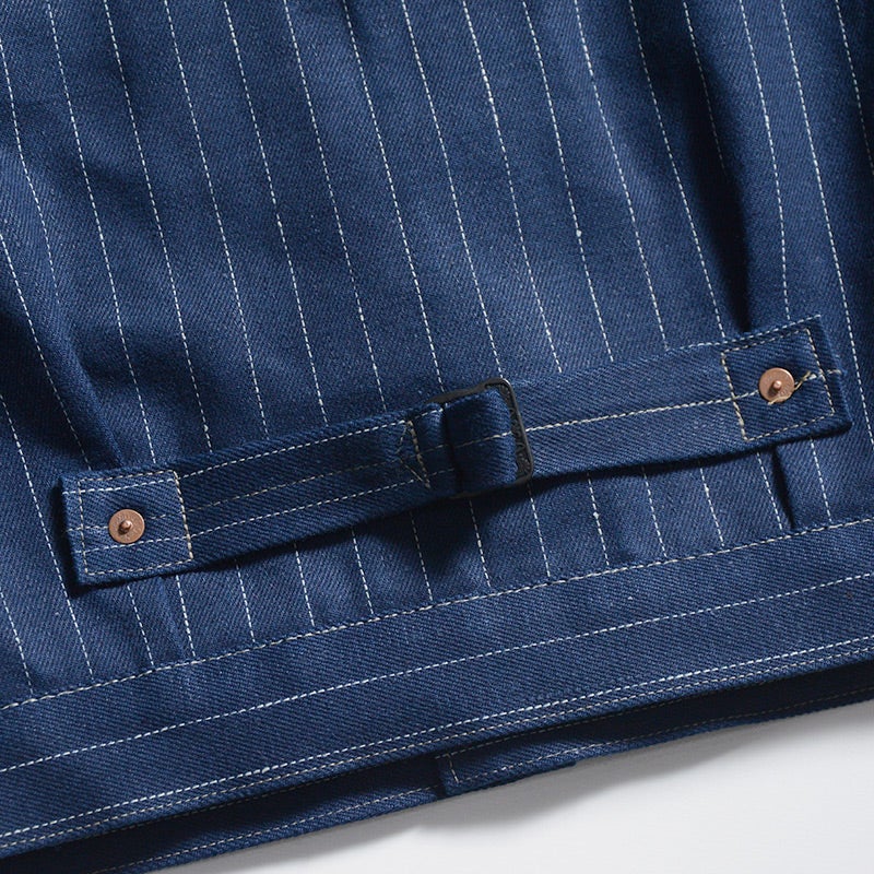 DX40153[12.5oz STRIPE INDIGO] | デラックスウエア公式オンラインストア