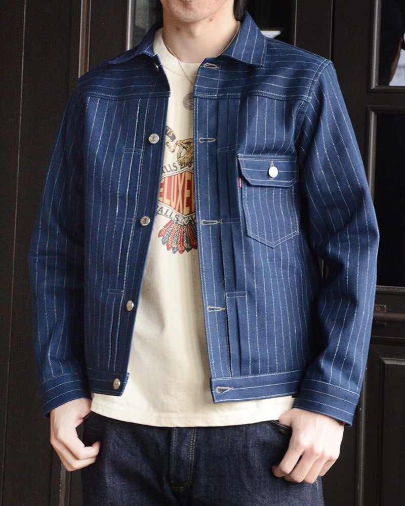 DX40153[12.5oz STRIPE INDIGO] | デラックスウエア公式オンラインストア