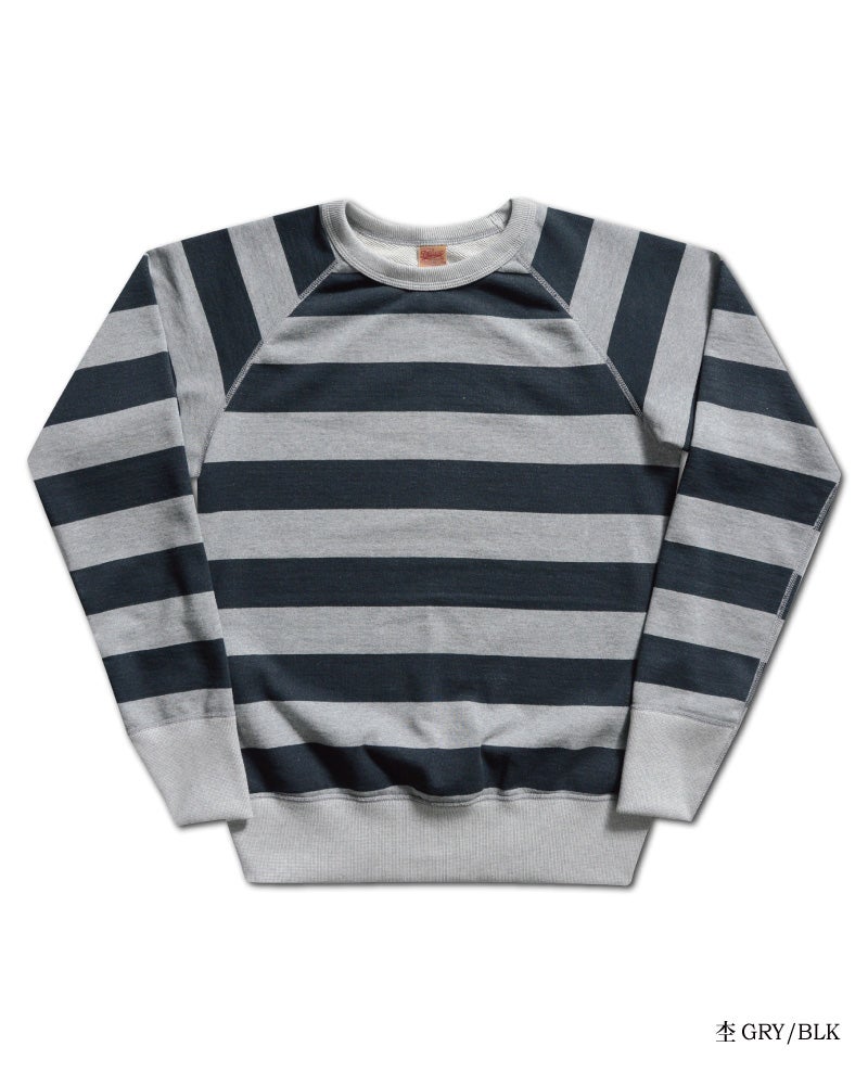 【WHITE】BORDER SWEAT 予約26FW】S108-01BD[WIDE BORDER SWEAT] | デラックスウエア公式